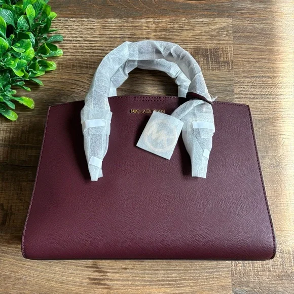 NWT Michael Kors Charlotte Medium Saffiano Leather Tote Bag - Picture 4 of 16